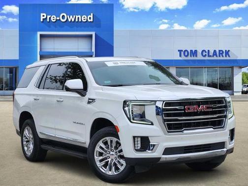 White Frost Tricoat 2023 GMC Yukon SLT