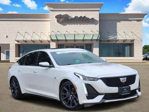 Crystal White Tricoat 2023 Cadillac CT5 Sport