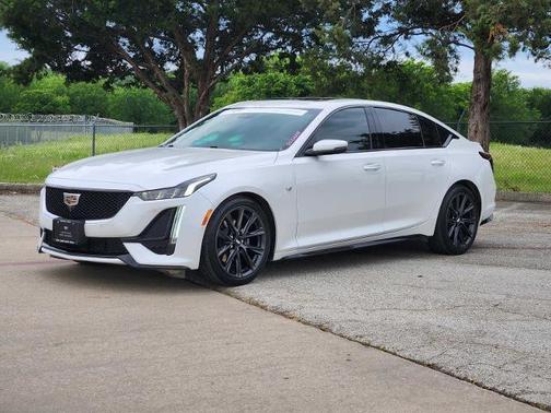 Crystal White Tricoat 2023 Cadillac CT5 Sport