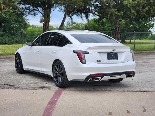 Crystal White Tricoat 2023 Cadillac CT5 Sport