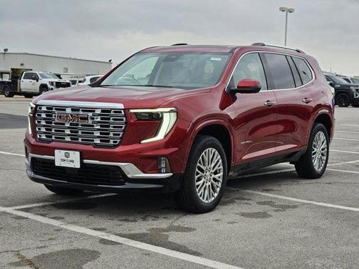 Volcanic Red Tintcoat 2026 GMC Acadia Denali