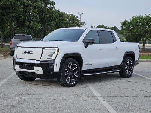 Summit White 2025 GMC Sierra EV Extended Range Denali