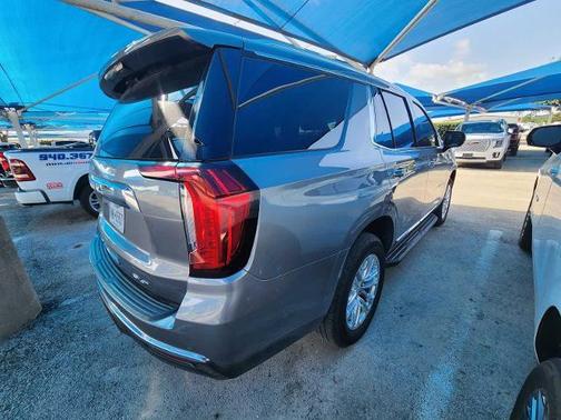 Satin Steel Metallic 2021 GMC Yukon SLT