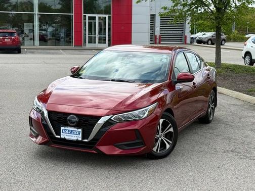 Scarlet Ember 2023 Nissan Sentra SV