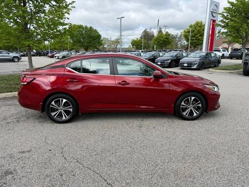 Scarlet Ember 2023 Nissan Sentra SV