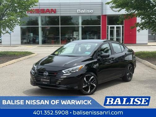 Black 2025 Nissan Versa 1.6 SR