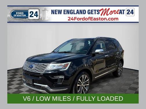 SHADOW BLACK 2018 Ford Explorer PLATINUM