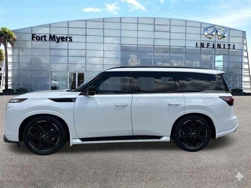 Radiant White 2026 INFINITI QX80 SPORT