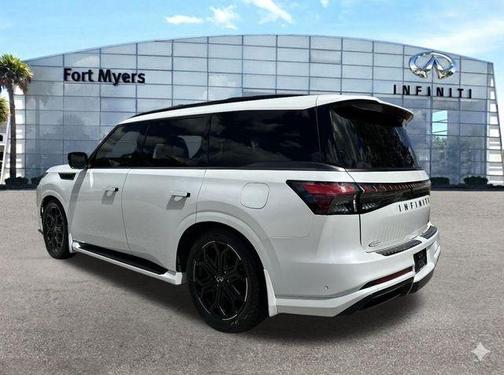 Radiant White 2026 INFINITI QX80 SPORT