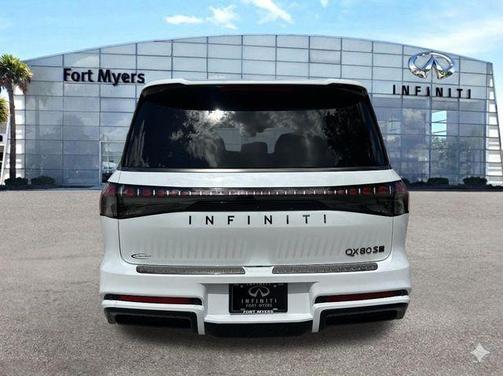 Radiant White 2026 INFINITI QX80 SPORT
