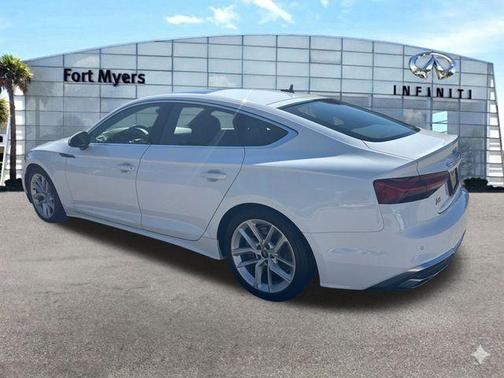 Arkona White 2024 Audi A5 Sportback 45 S line quattro Premium