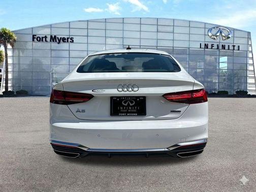 Arkona White 2024 Audi A5 Sportback 45 S line quattro Premium