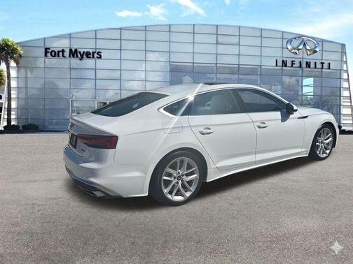 Arkona White 2024 Audi A5 Sportback 45 S line quattro Premium