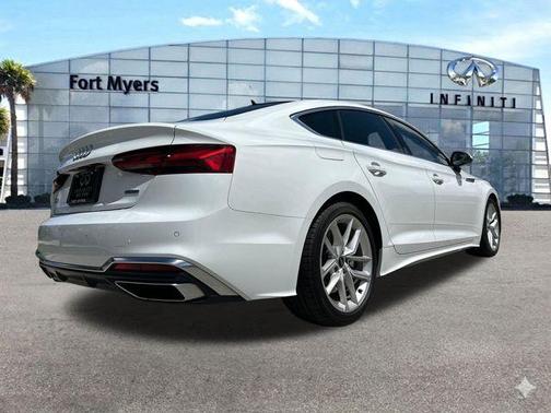 Arkona White 2024 Audi A5 Sportback 45 S line quattro Premium