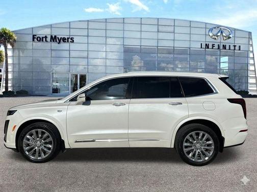 Crystal White Tri-Coat 2022 Cadillac XT6 Premium Luxury AWD