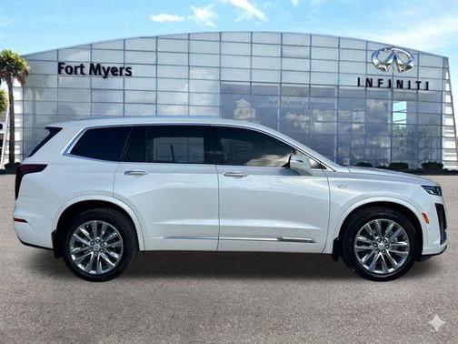 Crystal White Tri-Coat 2022 Cadillac XT6 Premium Luxury AWD