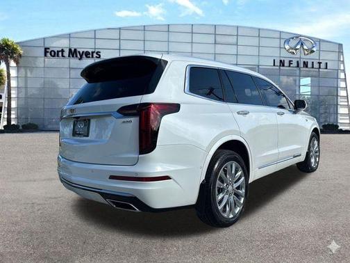 Crystal White Tri-Coat 2022 Cadillac XT6 Premium Luxury AWD