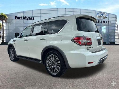 White 2019 Nissan Armada SL