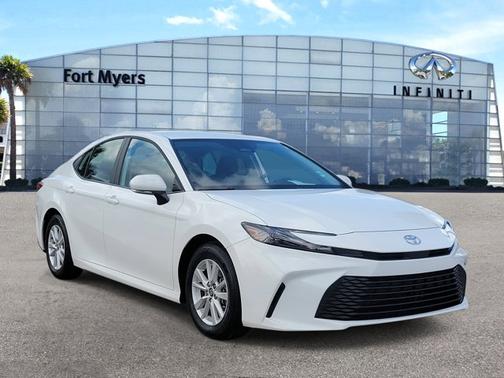 White 2025 Toyota Camry LE
