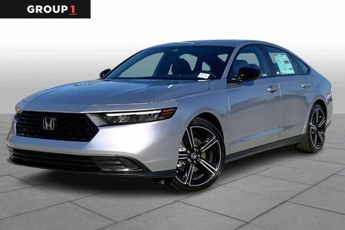 Silver 2026 Honda Accord Hybrid Sport