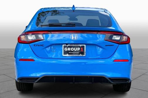 Blue 2026 Honda Civic Sport