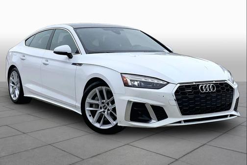 Arkona White 2024 Audi A5 Sportback S line Premium Plus
