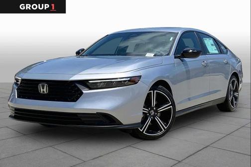Silver 2026 Honda Accord Hybrid Sport