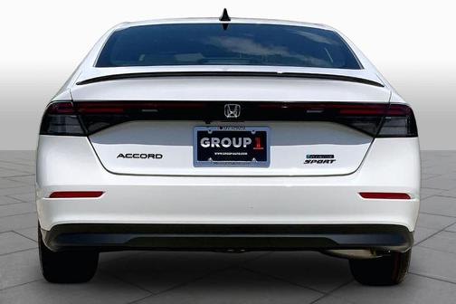 White 2026 Honda Accord Hybrid Sport