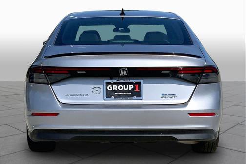 Solar Silver Metallic 2025 Honda Accord Hybrid Sport