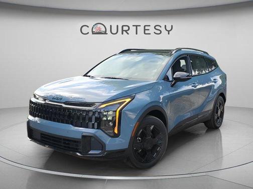 Heritage Blue 2026 Kia Sportage Hybrid X-Line