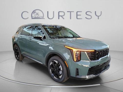 Green 2026 Kia Sorento Hybrid EX