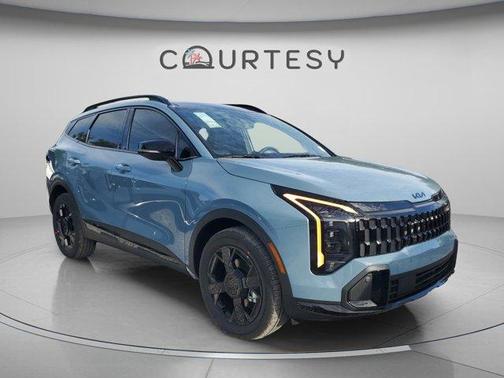 Heritage Blue 2026 Kia Sportage Hybrid X-Line