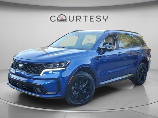 Sapphire Blue 2021 Kia Sorento SX Prestige