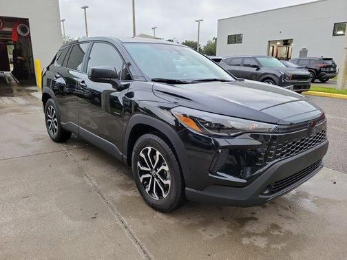Jet Black 2026 Toyota Corolla Cross Hybrid S
