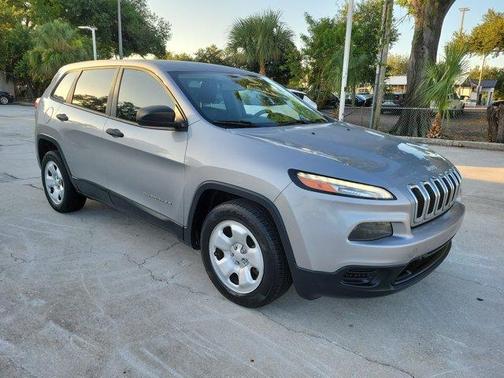Billet Silver Metallic Clearcoat 2015 Jeep Cherokee Sport
