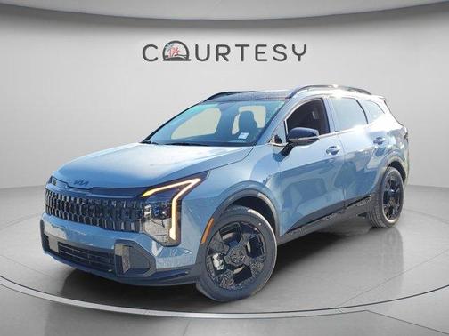 Heritage Blue 2026 Kia Sportage Hybrid X-Line