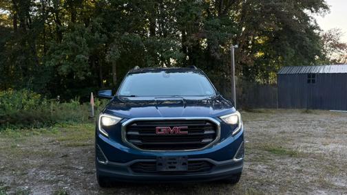 Blue Emerald Metallic 2020 GMC Terrain AWD 4dr SLE
