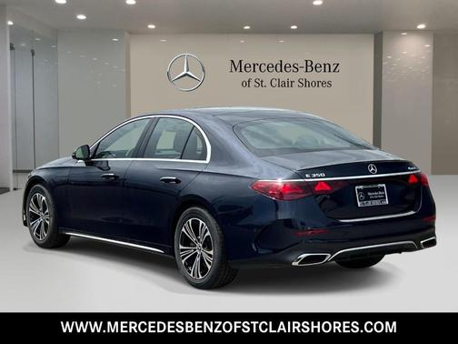 Blue 2026 Mercedes-Benz E-Class E 350 4MATIC