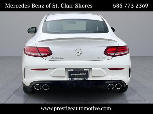 Polar White 2022 Mercedes-Benz AMG C 43 Base 4MATIC