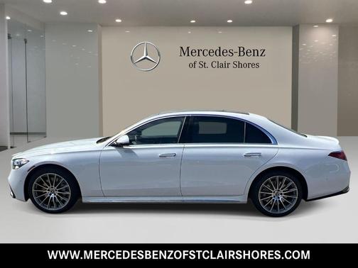 White 2026 Mercedes-Benz S-Class Base