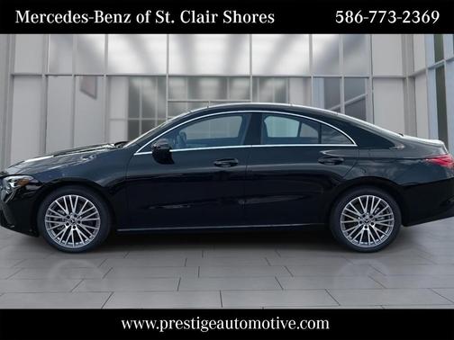 Midnight Black 2025 Mercedes-Benz CLA 250 Base 4MATIC