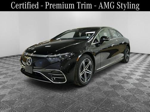 Obsidian Black Metallic 2022 Mercedes-Benz EQS 580 Base 4MATIC