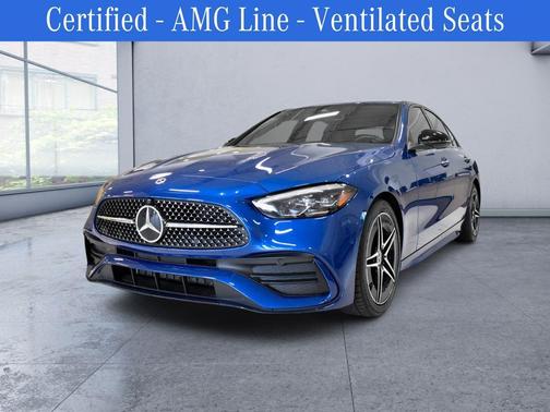 Starling Blue Metallic 2023 Mercedes-Benz C-Class C 300 4MATIC