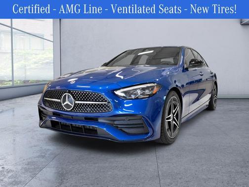 Starling Blue Metallic 2023 Mercedes-Benz C-Class C 300 4MATIC