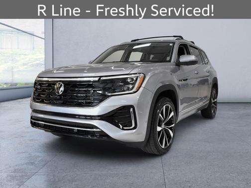 Silver Bird Metallic 2024 Volkswagen Atlas 2.0T SEL Premium R-Line