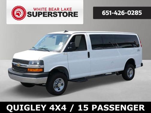 Summit White 2024 Chevrolet Express 3500 LT