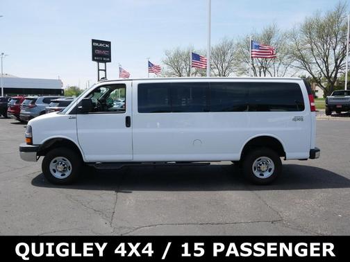 Summit White 2024 Chevrolet Express 3500 LT