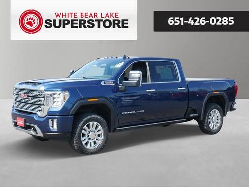 Pacific Blue Metallic 2022 GMC Sierra 3500 Denali