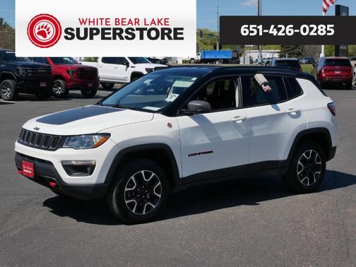 White Clearcoat 2019 Jeep Compass Trailhawk
