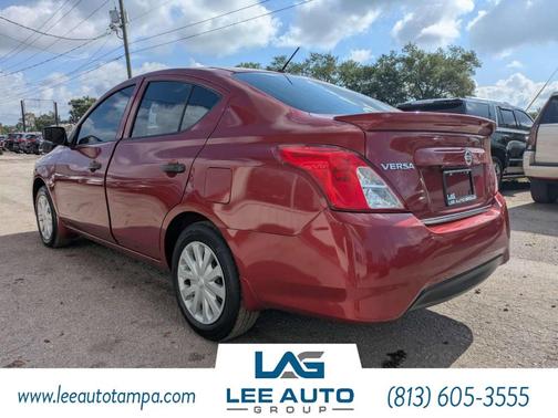Red 2019 Nissan Versa 1.6 S+
